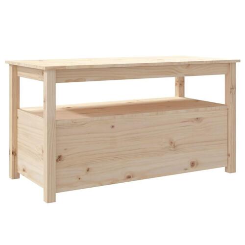 Sofabord 102x49x55 cm massivt fyrretræ