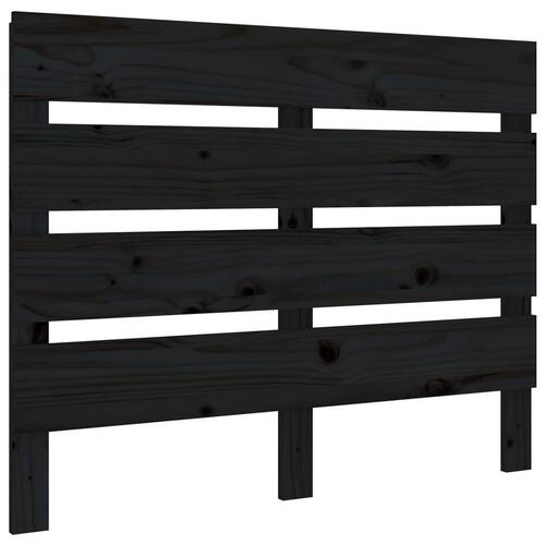 Sengeramme 75x190 cm Small Single massivt fyrretræ sort
