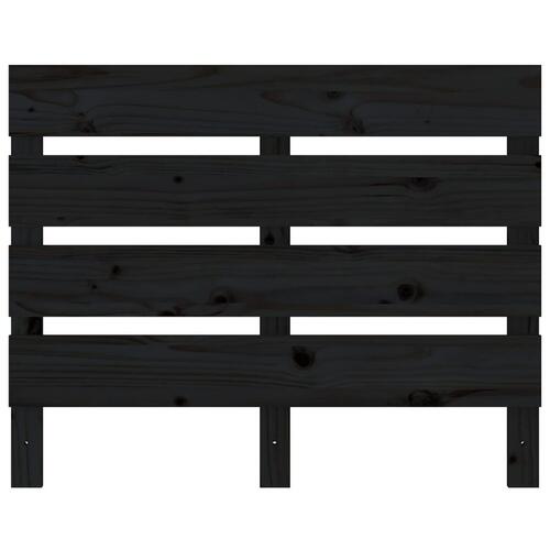 Sengeramme 75x190 cm Small Single massivt fyrretræ sort