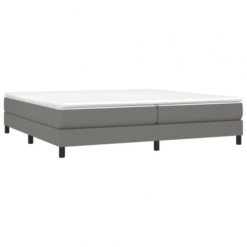 Sengeramme uden madras 200x200 cm stof mørkegrå