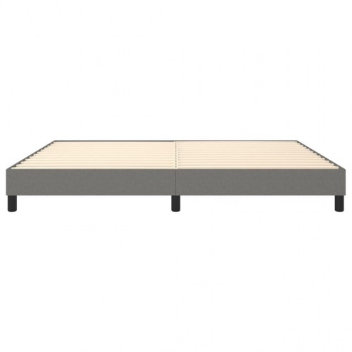 Sengeramme uden madras 200x200 cm stof mørkegrå