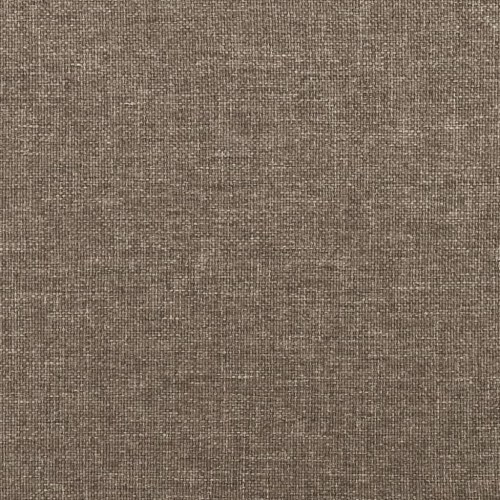 Sengeramme uden madras 200x200 cm stof gråbrun