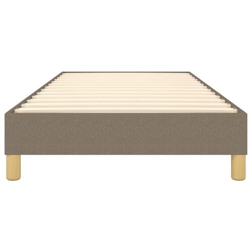 Sengeramme 80x200 cm stof gråbrun