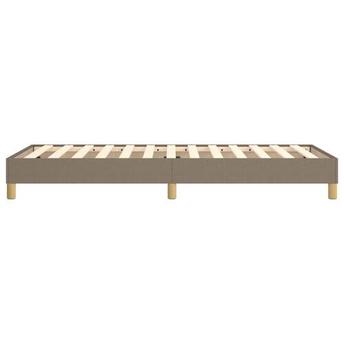 Sengeramme 80x200 cm stof gråbrun