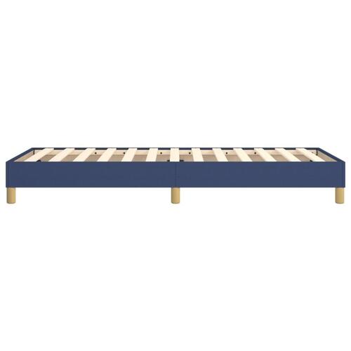Sengeramme 80x200 cm stof blå