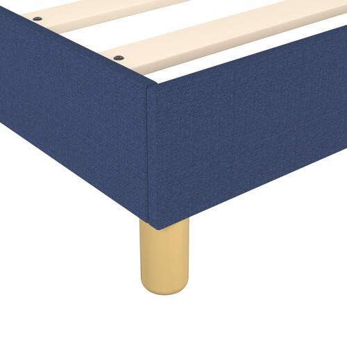 Sengeramme 80x200 cm stof blå