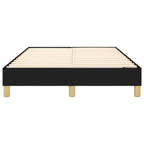Sengeramme uden madras Sort 120x200 cm Stof