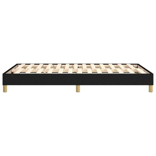 Sengeramme uden madras Sort 120x200 cm Stof