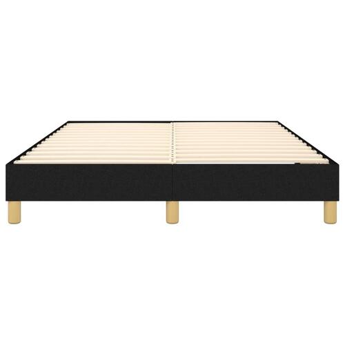 Sengeramme uden madras 140x190 cm stof sort