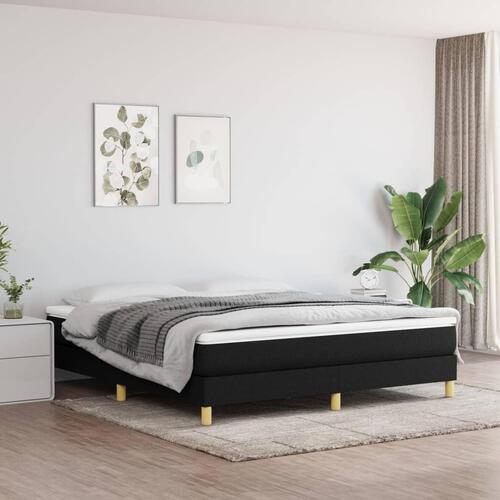 Sengeramme uden madras 180x200 cm stof sort
