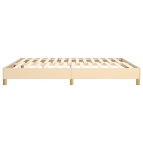 Sengeramme uden madras 180x200 cm stof cremefarvet
