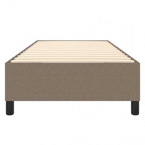 Boxspring sengeramme 80×200 cm - stof, gråbrun