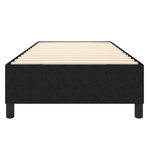 Sengeramme til kontinentalseng 100x200 cm stof sort