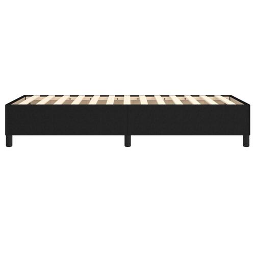 Sengeramme til kontinentalseng 100x200 cm stof sort