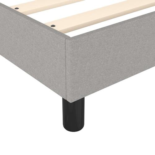 Sengeramme uden madras 140x190 cm stof lysegrå