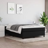 Sengeramme uden madras 140x190 cm stof sort