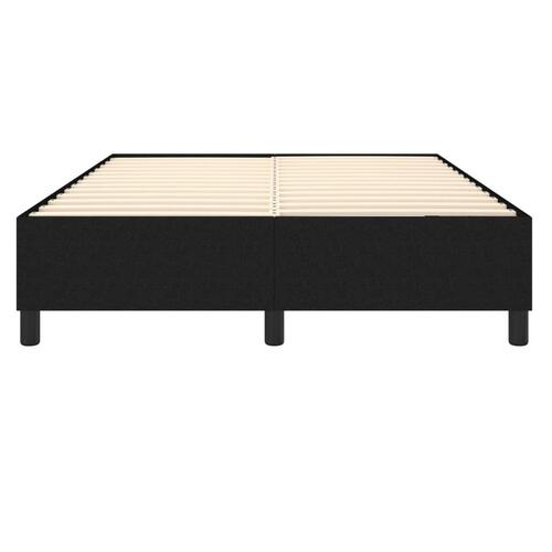 Sengeramme uden madras 140x190 cm stof sort