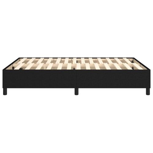 Sengeramme uden madras 140x190 cm stof sort