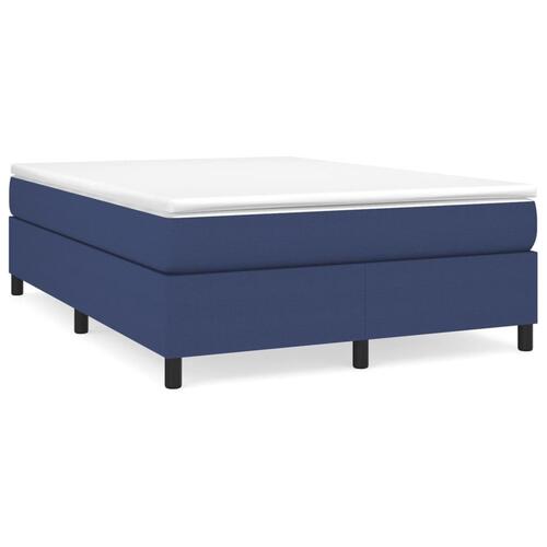 Sengeramme uden madras 140x190 cm stof blå