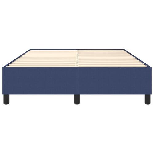 Sengeramme uden madras 140x190 cm stof blå