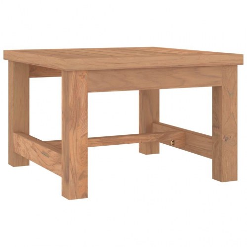 Sofabord 45x45x30 cm massivt teaktræ