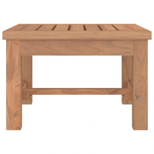 Sofabord 45x45x30 cm massivt teaktræ
