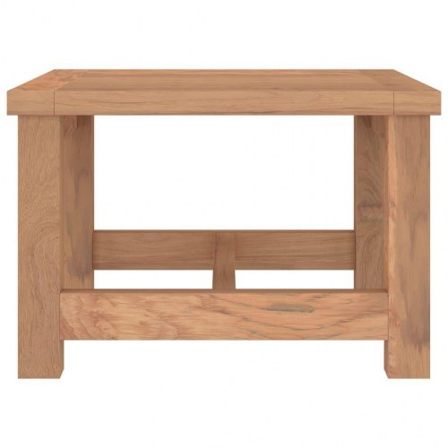 Sofabord 45x45x30 cm massivt teaktræ