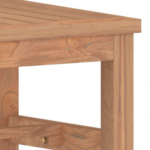 Sofabord 45x45x30 cm massivt teaktræ