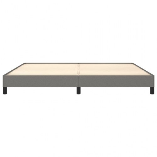 Sengeramme uden madras 200x200 cm stof mørkegrå