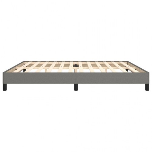 Sengeramme uden madras 200x200 cm stof mørkegrå