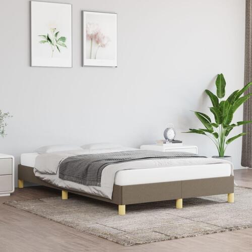 Sengeramme uden madras Taupe 120x200 cm Stof