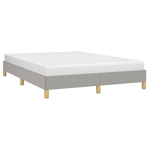 Sengeramme uden madras 140x190 cm stof lysegrå