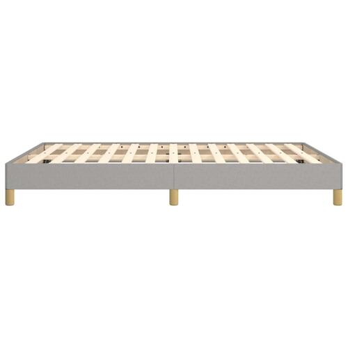 Sengeramme uden madras 140x190 cm stof lysegrå