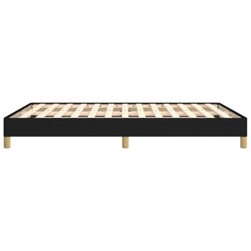 Sengeramme uden madras 140×190 cm - stof, sort