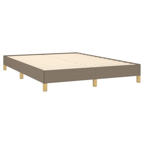 Sengeramme uden madras 140x190 cm - stof gråbrun