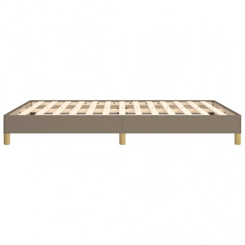 Sengeramme uden madras 140x190 cm - stof gråbrun