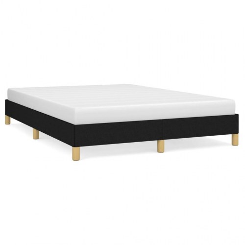 Sengeramme uden madras 140x200 cm - stof, sort