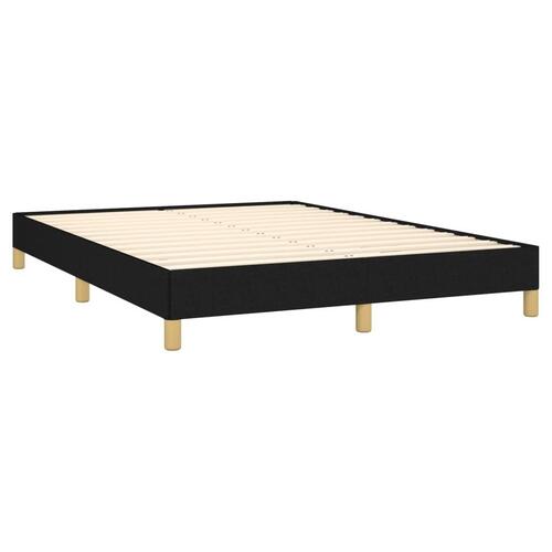 Sengeramme 160x200 cm stof sort