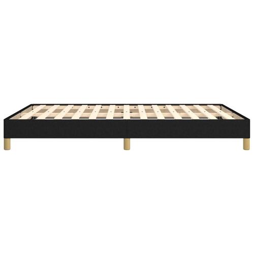 Sengeramme 160x200 cm stof sort