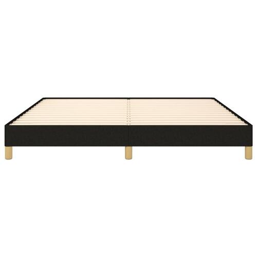 Sengeramme uden madras 180x200 cm stof sort