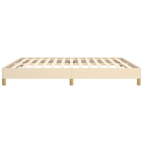 Sengeramme i stof 180x200 cm - cremefarvet, uden madras