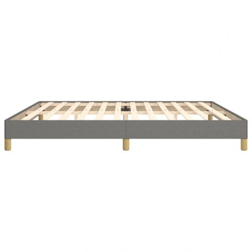 Sengeramme uden madras 200x200 cm stof mørkegrå