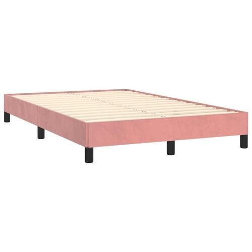 Sengeramme 120x200 cm fløjl pink