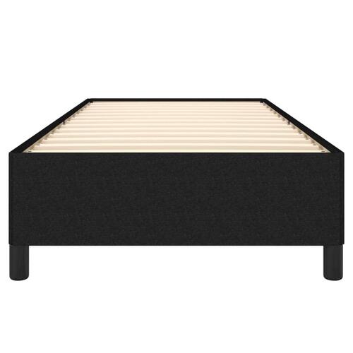 Sengeramme uden madras 90x200 cm stof sort
