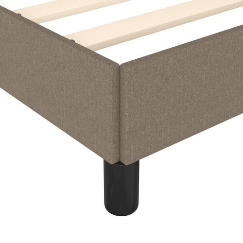 Sengeramme uden madras 90x200 cm stof gråbrun
