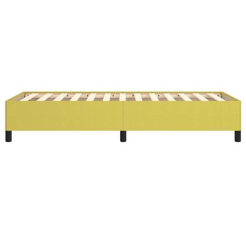 Sengeramme 90x200 cm stof grøn