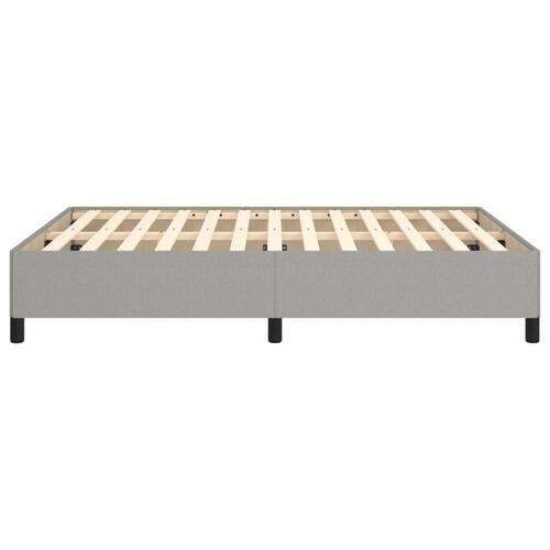 Sengeramme uden madras 140x190 cm stof lysegrå