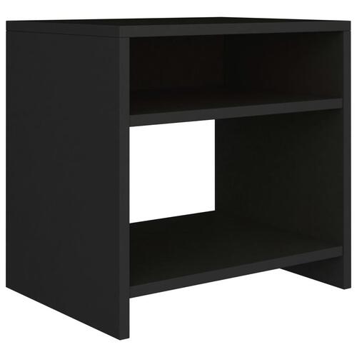 Sengeskab 40 x 30 x 40 cm spånplade sort