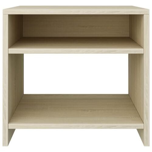Sengebord 40x30x40 cm konstrueret træ Sonoma-eg