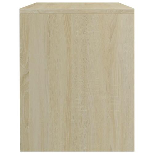 Sengebord 40x30x40 cm konstrueret træ Sonoma-eg